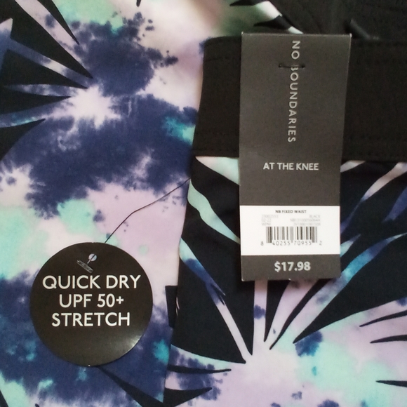 Mens Quick dry stretch Board shorts to knee length - Picture 4 of 6